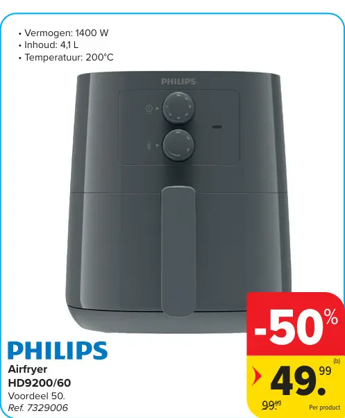 Promotie: Airfryer HD9200/60