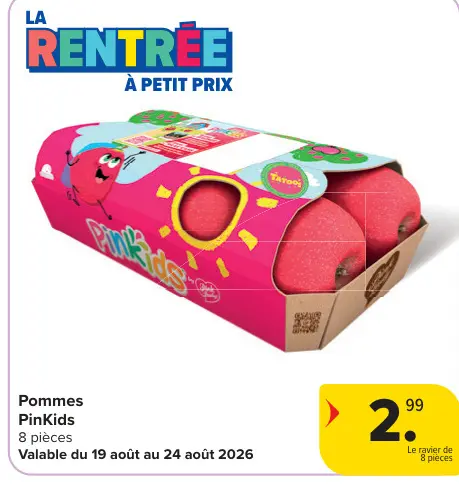 Offre: Pommes PinKids