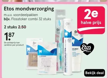 Aanbieding: Etos mondverzorging