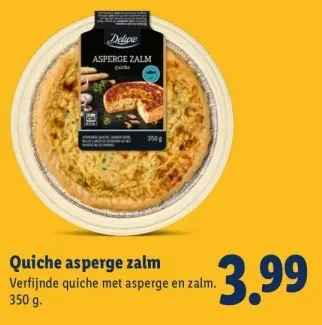 Aanbieding: Quiche asperge zalm
