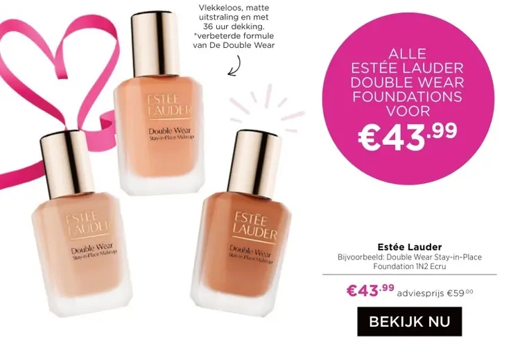 Aanbieding: Double Wear Stay-in-Place Foundation