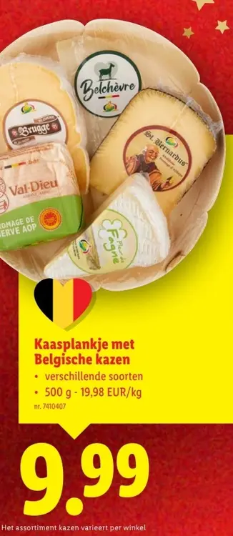 Promotie: Kaasplankje met Belgische kazen
