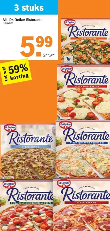 Aanbieding: Ristorante Diepvries