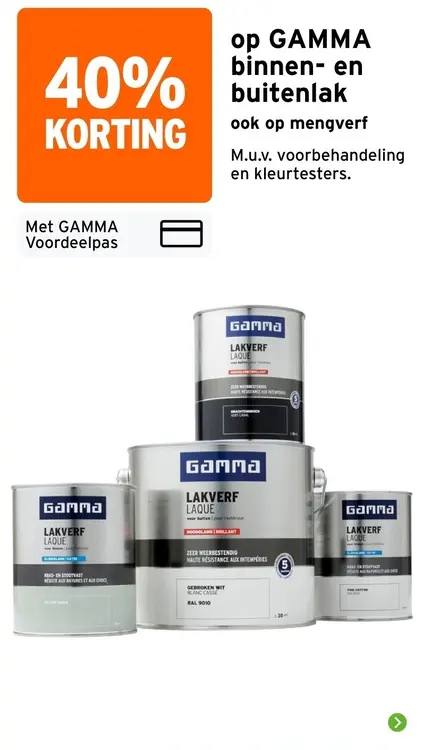 Aanbieding: Binnen- en buitenlak
