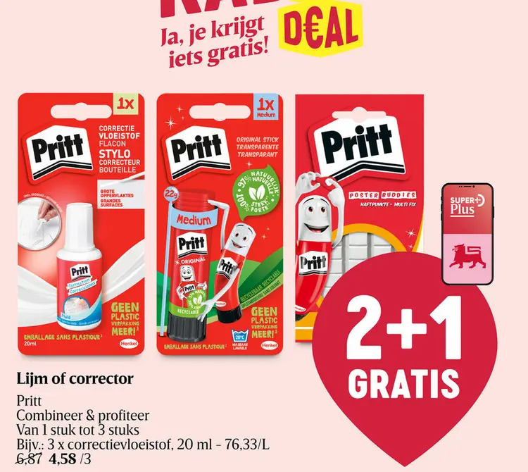 Promotie: Lijm of corrector