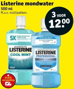 Promotie: Mondwater