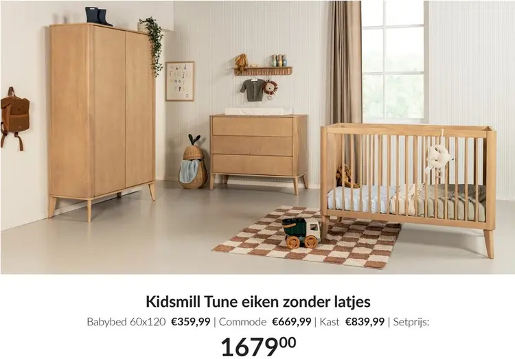Aanbieding: Tune eiken zonder latjes