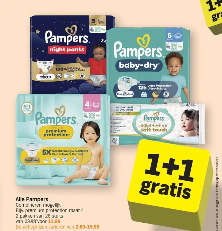 Promotie: Alle Pampers