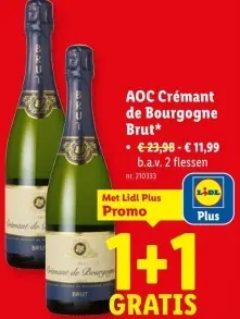 Promotie: AOC Crémant de Bourgogne Brut