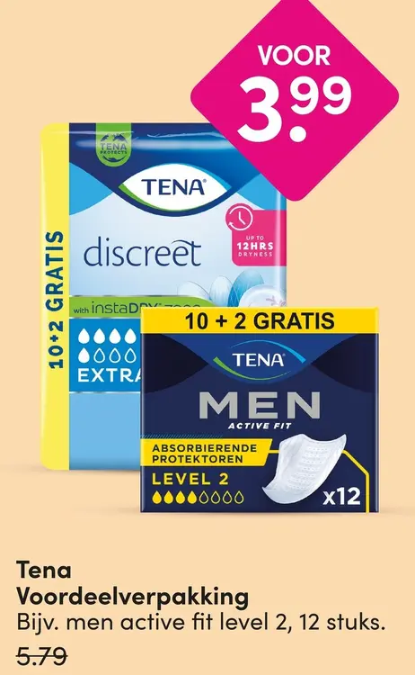 Aanbieding: Tena Voordeelverpakking