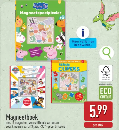 Promotie: Magneetboek