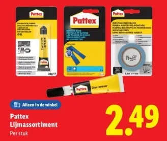 Aanbieding: Lijmassortiment