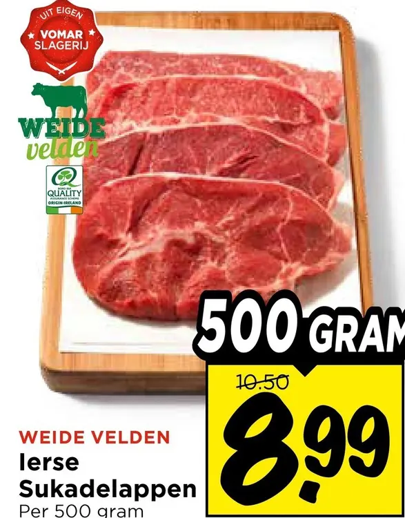 Aanbieding: Weide Velden Ierse Sukadelappen