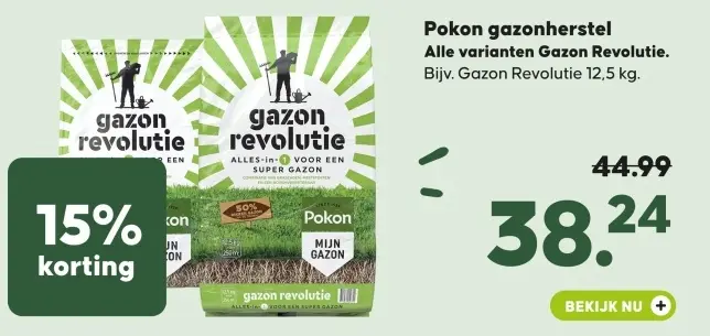 Aanbieding: gazon revolutie