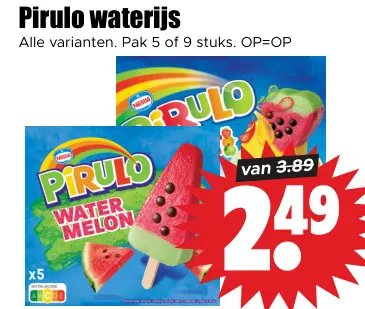 Aanbieding: Pirulo waterijs