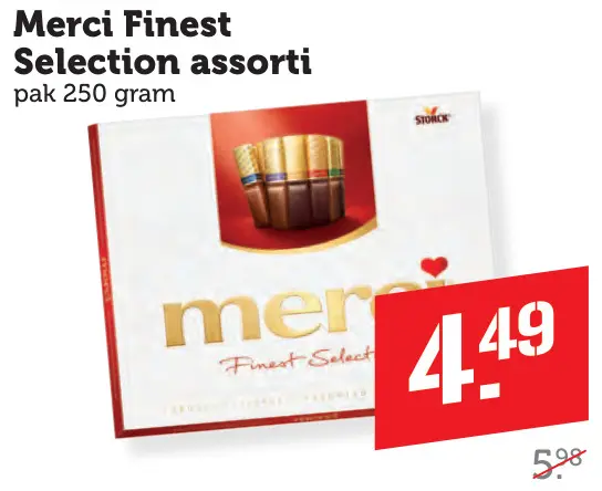 Aanbieding: Merci Finest Selection assorti