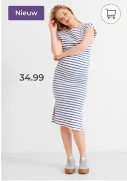 Aanbieding: Jurk streep