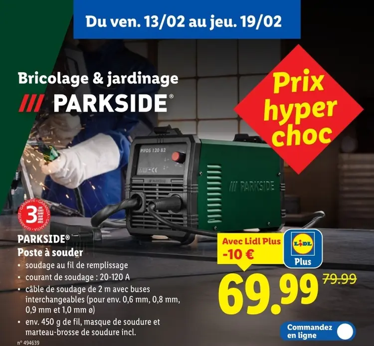 Offre: Poste à souder