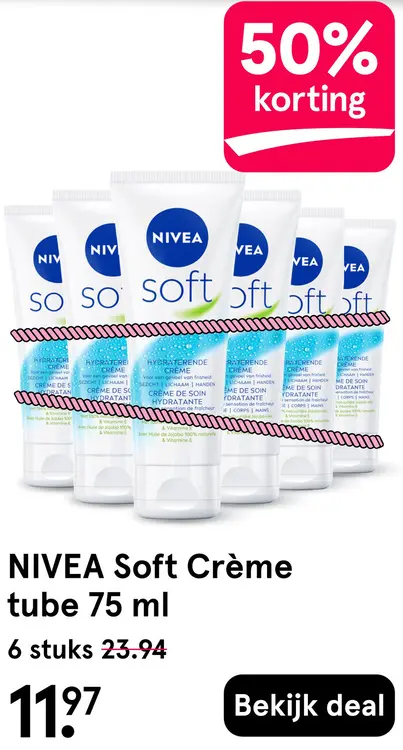 Aanbieding: Soft Crème tube 75 ml