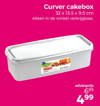 Aanbieding: Curver cakebox