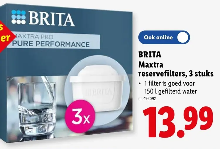 Promotie: BRITA Maxtra reservefilters