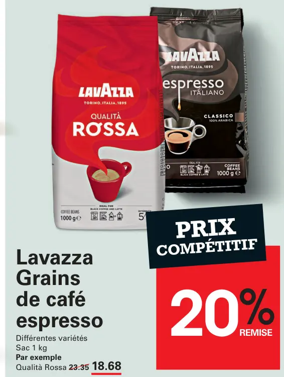 Offre: Grains de café espresso