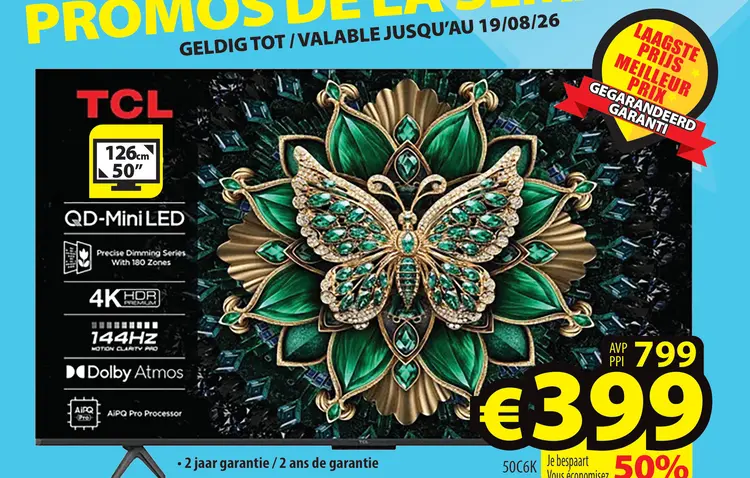 Promotie: TCL QD-Mini LED TV