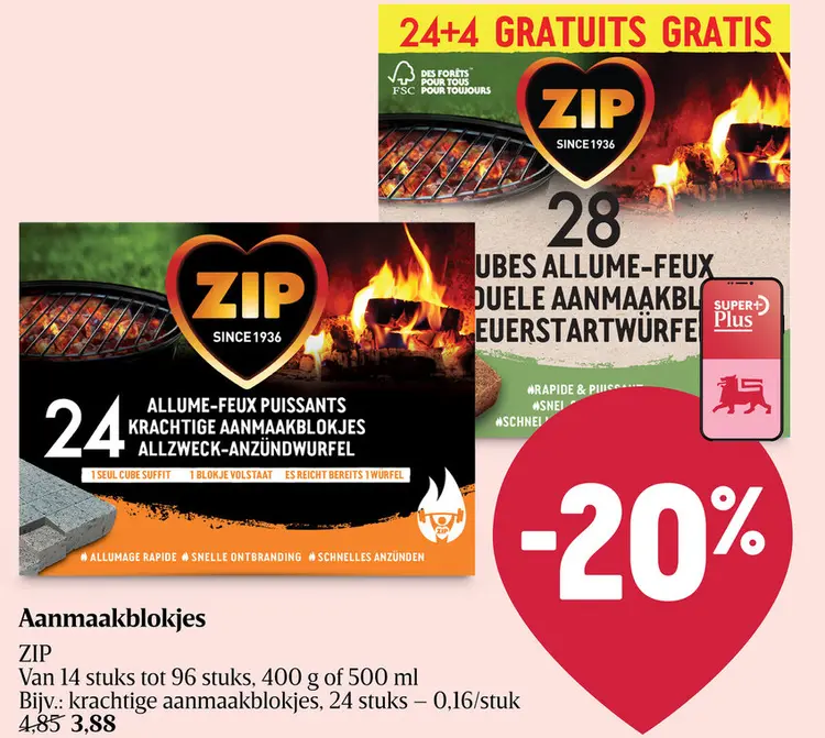 Promotie: Aanmaakblokjes