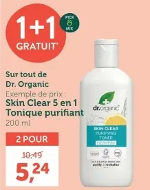 Offre: Skin Clear 5 en 1 Tonique purifiant
