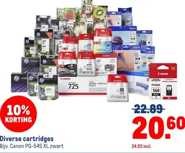 Aanbieding: Diverse cartridges