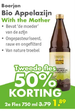Aanbieding: Bio Appelazijn With the Mother