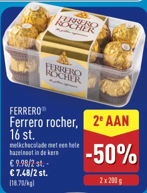 Promotie: Ferrero rocher, 16 st.