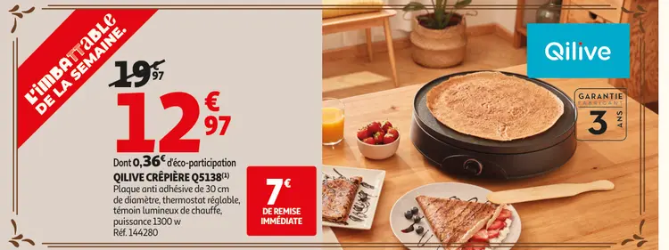 Offre: Crêpière q5138
