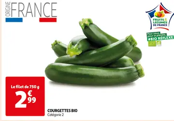Aanbieding: COURGETTES BIO