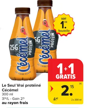 Offre: Le Seul Vrai protéiné Cécémel