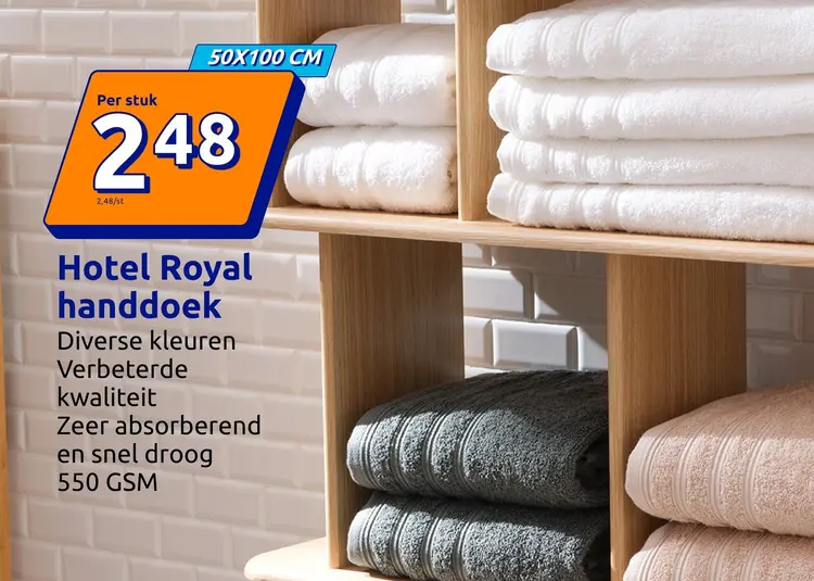 Promotie: Hotel Royal handdoek