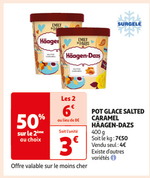 Aanbieding: POT GLACE SALTED CARAMEL HÄAGEN-DAZS