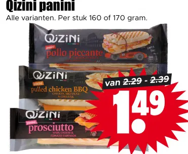 Aanbieding: Qizini panini
