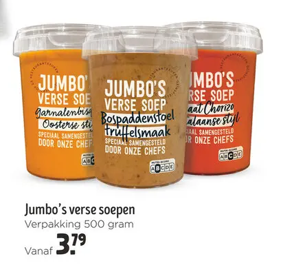 Aanbieding: Jumbo's verse soepen