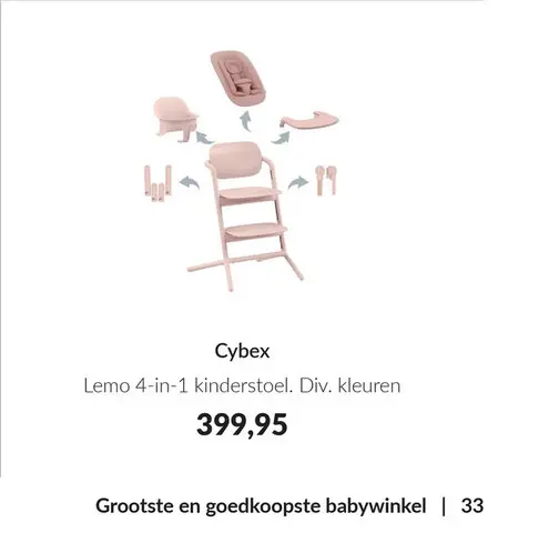 Aanbieding: Lemo 4-in-1 kinderstoel