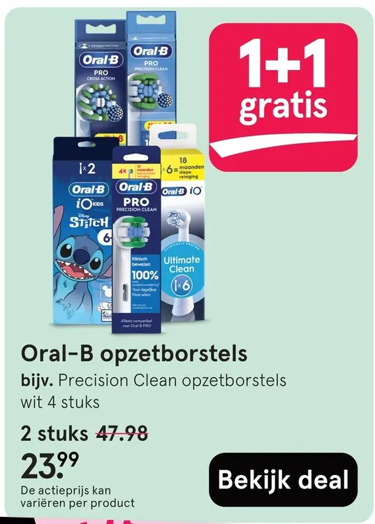 Aanbieding: Oral-B opzetborstels