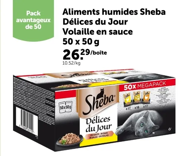 Offre: Aliments humides Délices du Jour Volaille en sauce