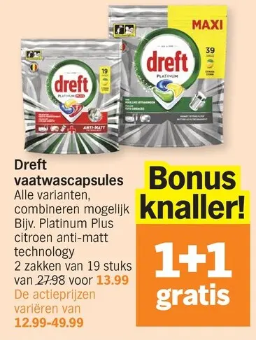 Promotie: vaatwascapsules