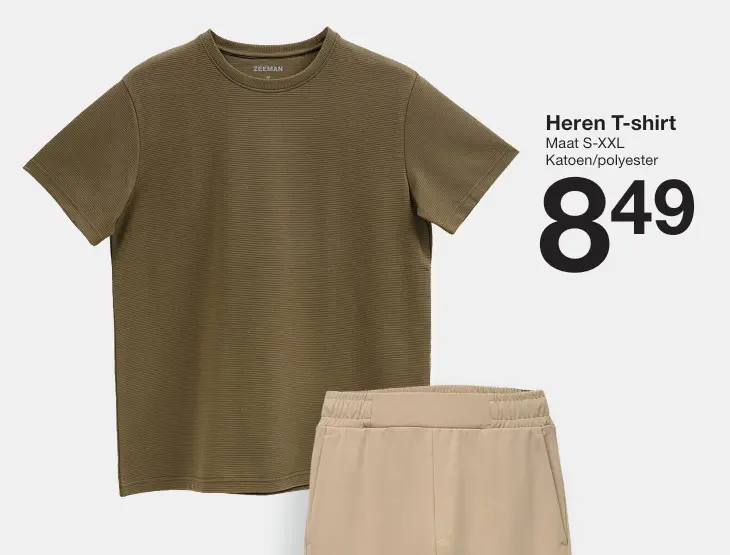 Promotie: Heren T-shirt