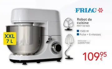Offre: Robot de cuisine