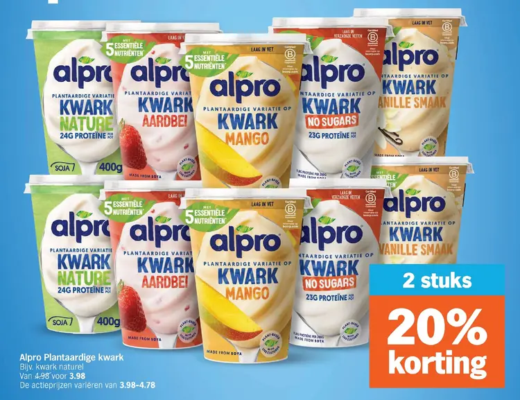 Aanbieding: Plantaardige kwark