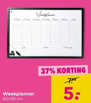 Aanbieding: Weekplanner