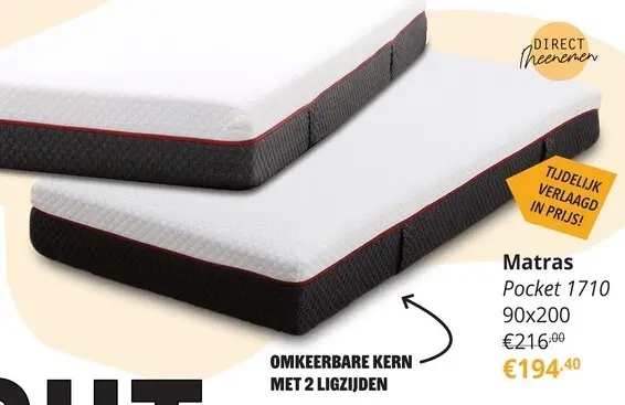 Promotie: Matras Pocket 1710