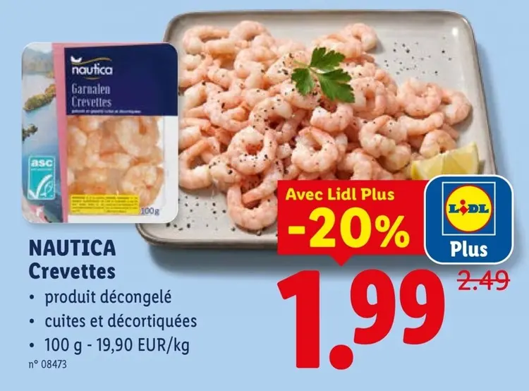 Offre: NAUTICA Crevettes