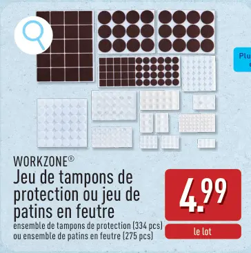 Offre: Jeu de tampons de protection ou jeu de patins en feutre